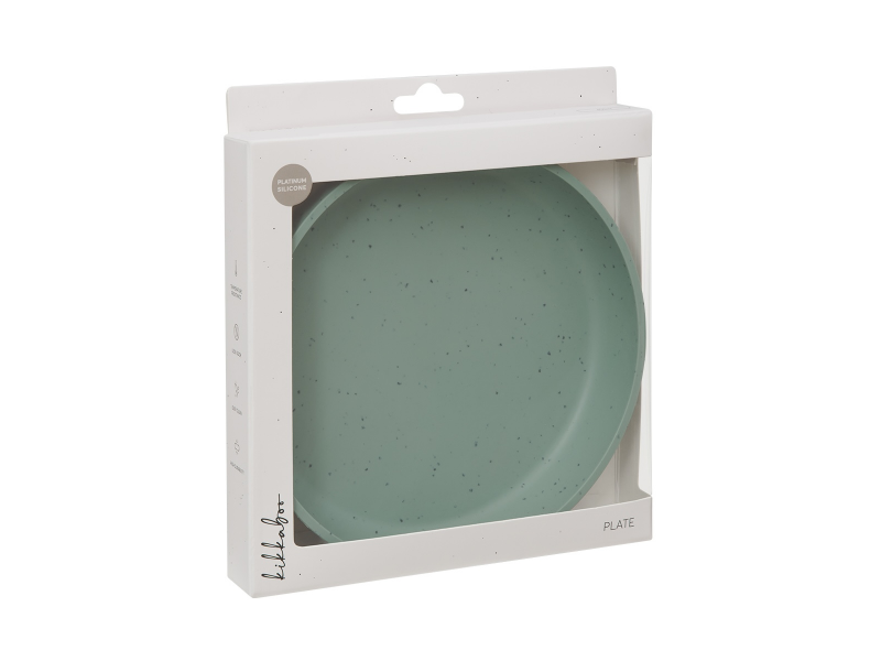 Talíř Platinum Silicone Sage