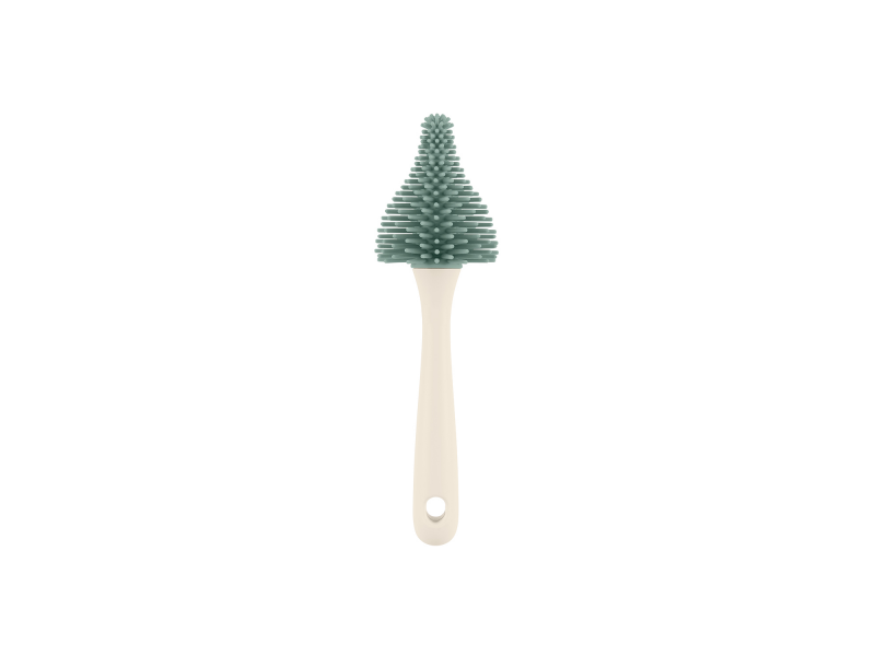 Kartáče na láhve 3 ks se stojanem Platinum Silicone Sage