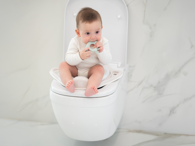 Dětské WC sedátko Hippo Mint