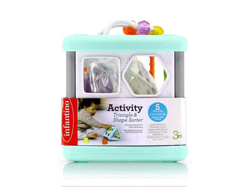 Trojhran s aktivitami a vkládacími tvary