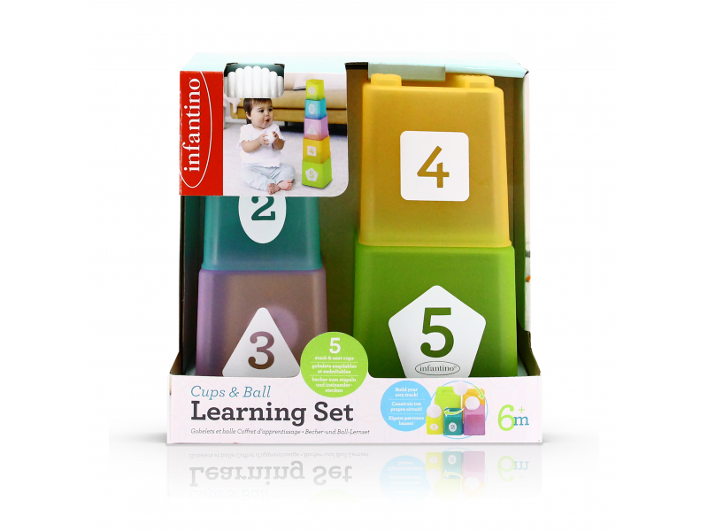 Sada stohovacích kelímků a míčku