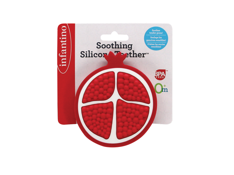 Kousátko silikonové Granátové jablko