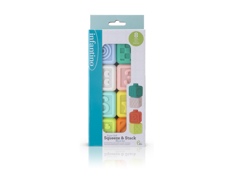 Kostky Squeeze & Stack 8 ks