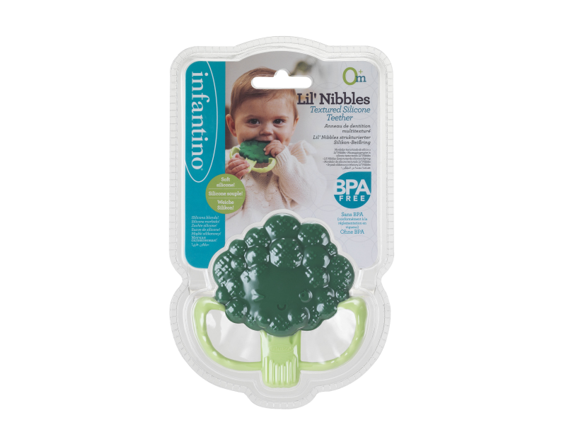 Kousátko silikonové Brokolice