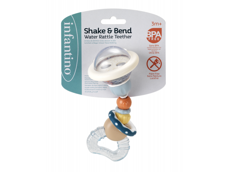 Chrastítko s kousátkem Shake & Bend