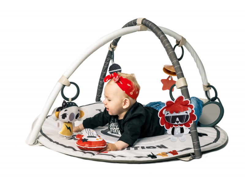 Hrací deka s hrazdou Gymini Tiny Rockers