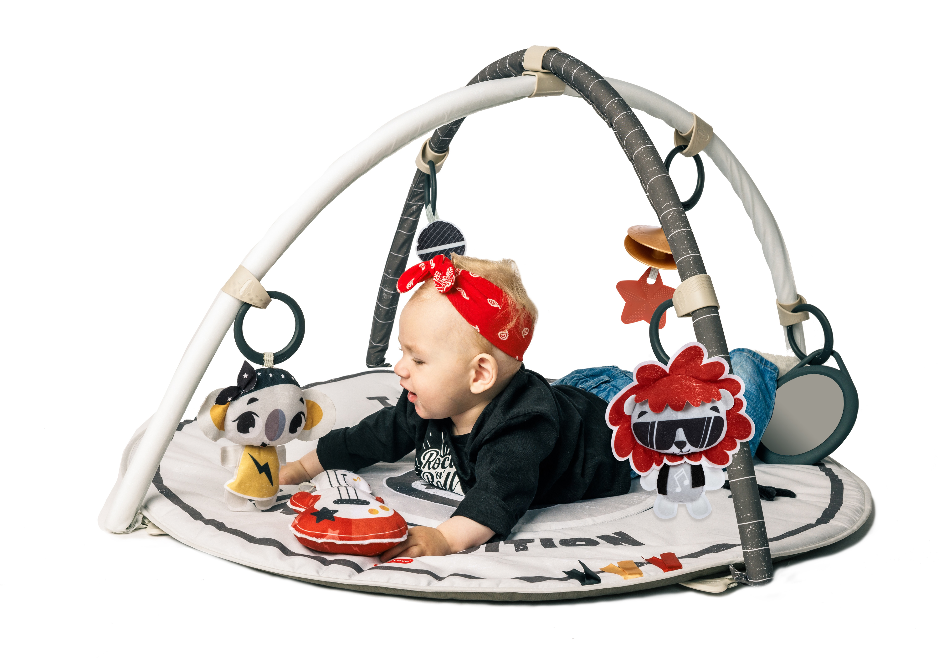 Hrací deka s hrazdou Gymini Tiny Rockers