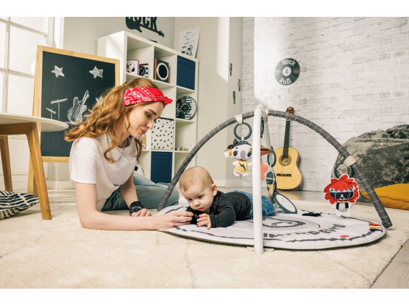 Hrací deka s hrazdou Gymini Tiny Rockers