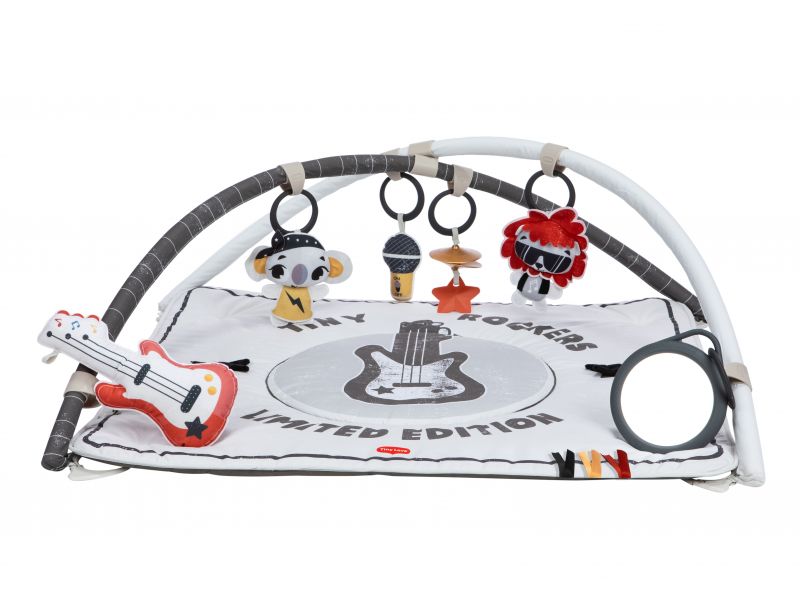 Hrací deka s hrazdou čtvercová Gymini Tiny Rockers