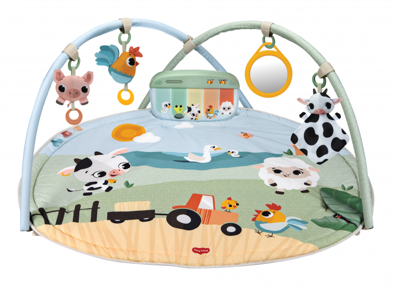 Hrací deka s hrazdou Gymini Farmers Funday