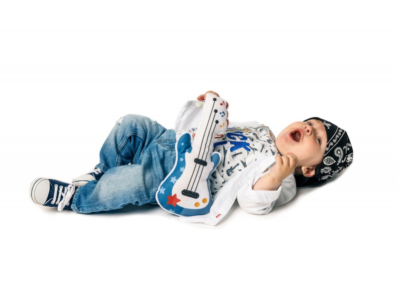 Hudební kytara textilní Tiny Rockers