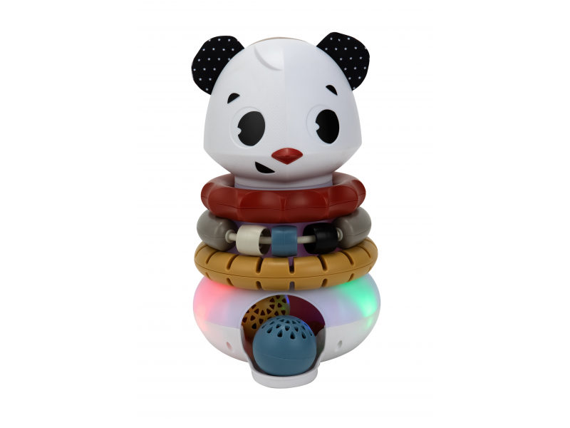 Hudební pyramida s kroužky Tiny Rockers Panda