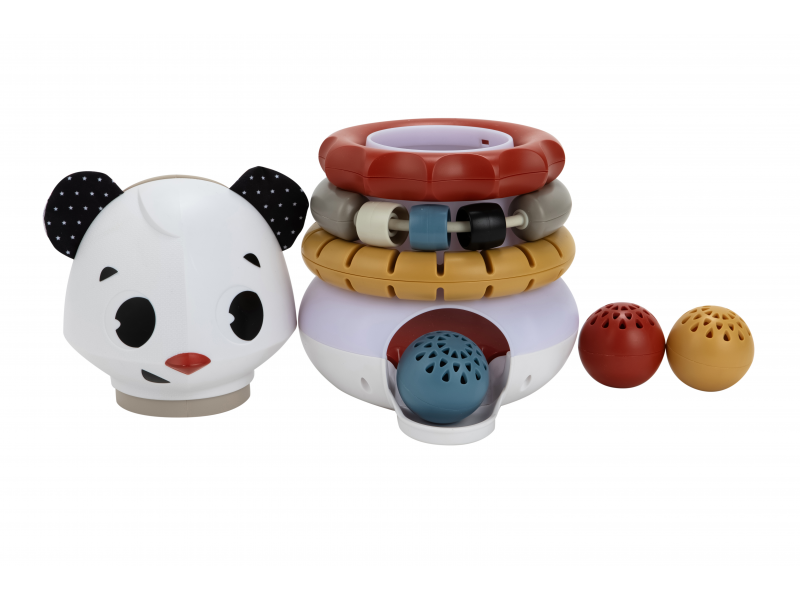 Hudební pyramida s kroužky Tiny Rockers Panda