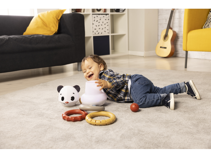 Hudební pyramida s kroužky Tiny Rockers Panda