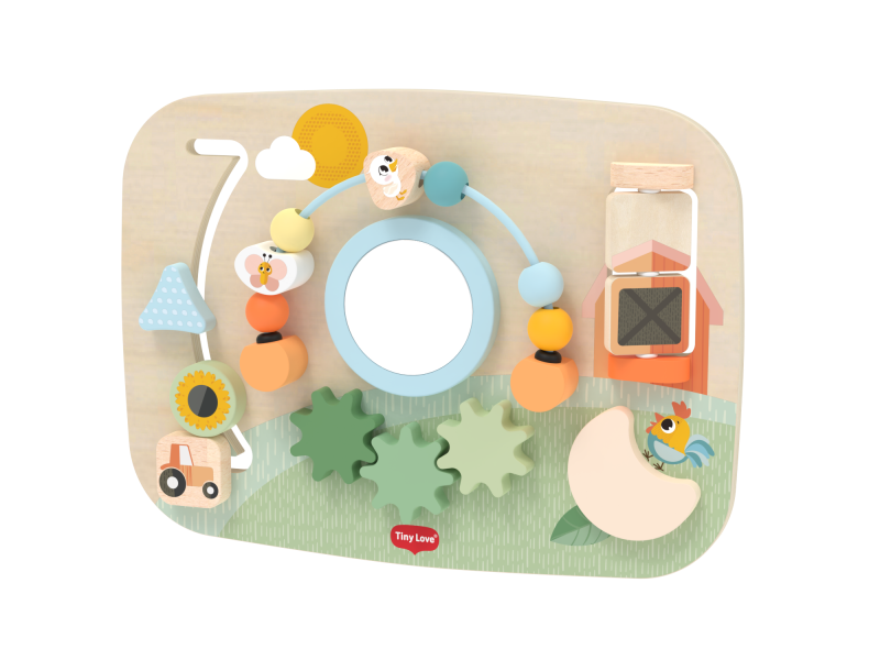 Pult s aktivitami dřevěný Farmers Funday