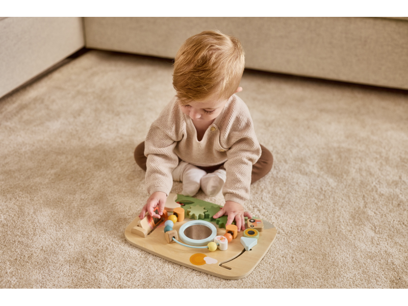 Pult s aktivitami dřevěný Farmers Funday