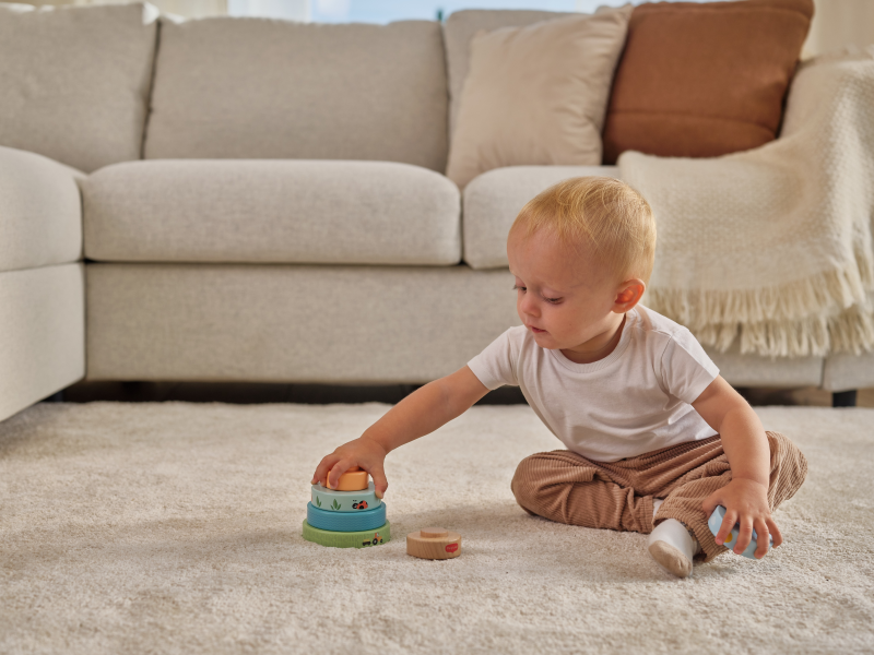 Nasazovací kroužky dřevěné Farmers Funday