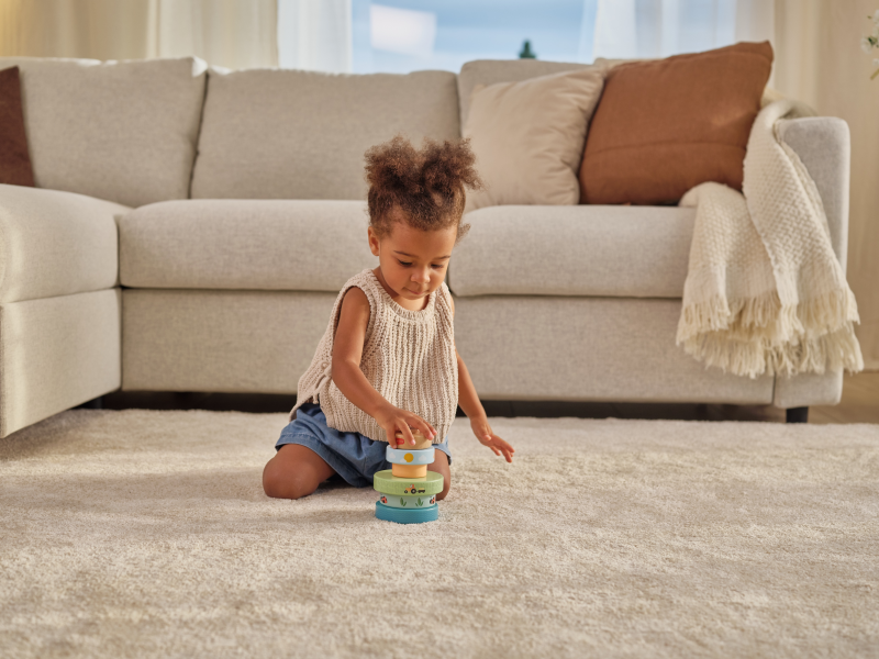 Nasazovací kroužky dřevěné Farmers Funday