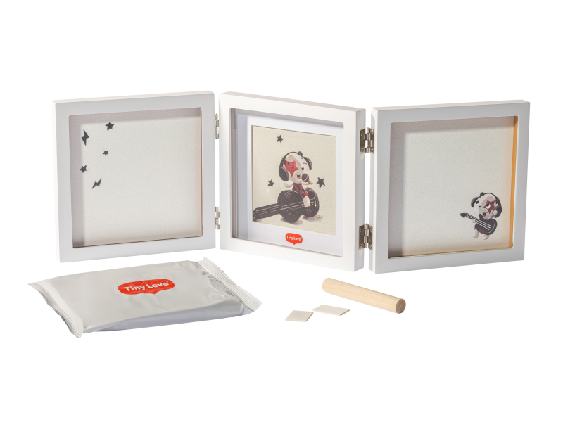 Dřevěný rámeček pro otisk Double Frame White Tiny Creations