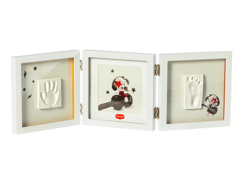 Dřevěný rámeček pro otisk Double Frame White Tiny Creations