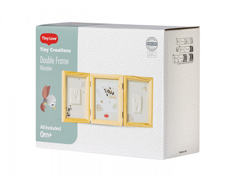 Dřevěný rámeček pro otisk Double Frame Wooden Tiny Creations