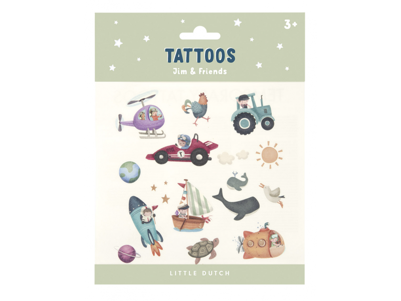 Dětské tetování Jim & Friends