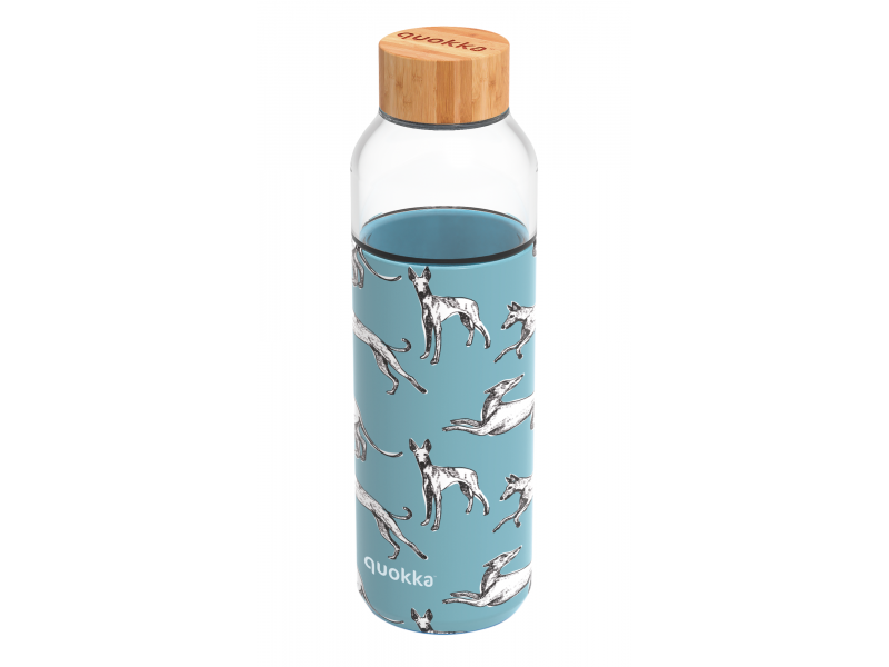 Quokka Sklenená fľaša Flow Greyhounds 660 ml
