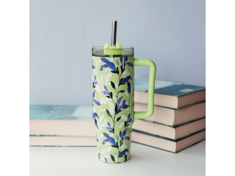 Nerezový termohrnek s brčkem Stream Matcha 950 ml