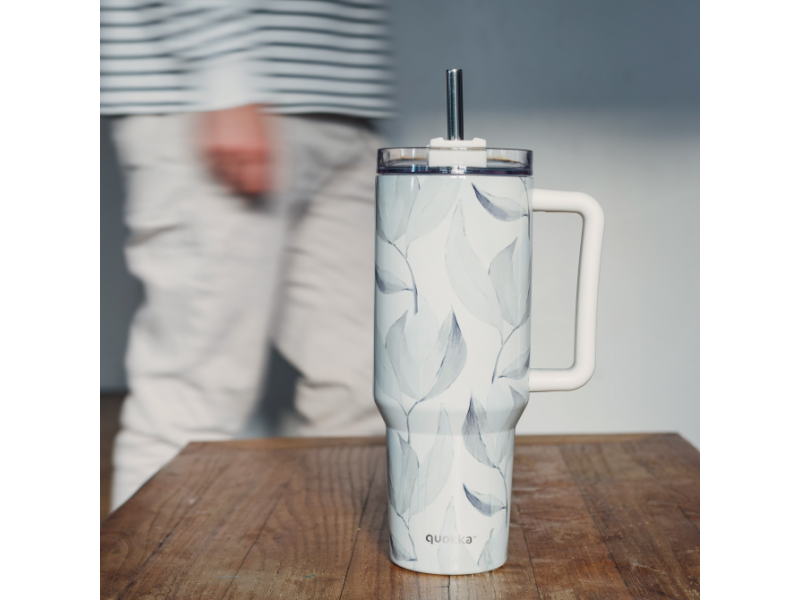 Nerezový termohrnek s brčkem Stream Cotton 1200 ml