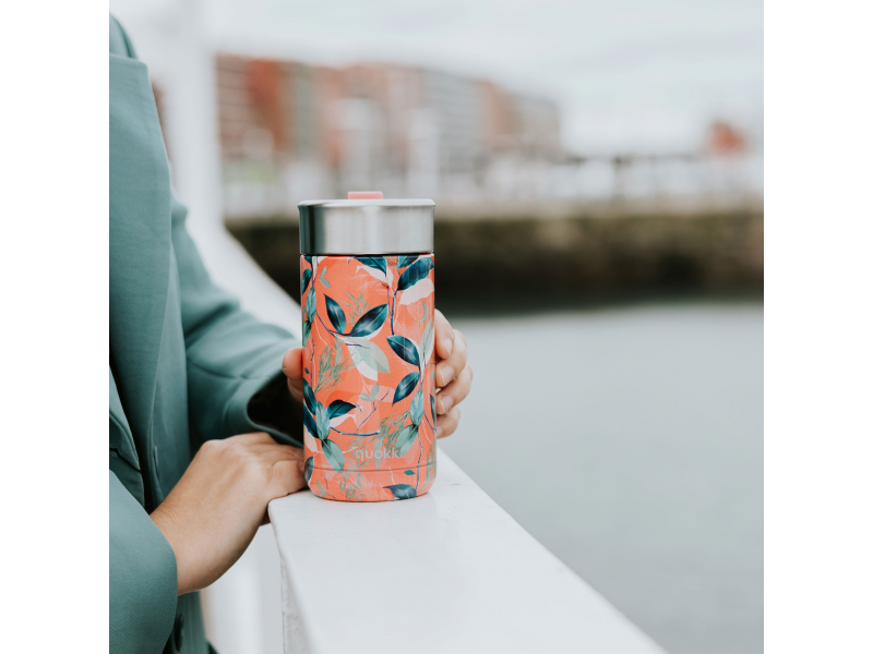 Nerezový termohrnek se sítkem Boost Exotic Pink 400 ml