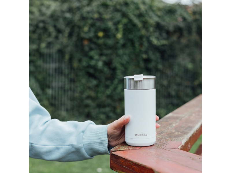 Nerezový termohrnek se sítkem Boost White 400 ml