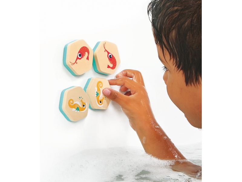 Pěnové pexeso do vany Podmořský svět 24 ks