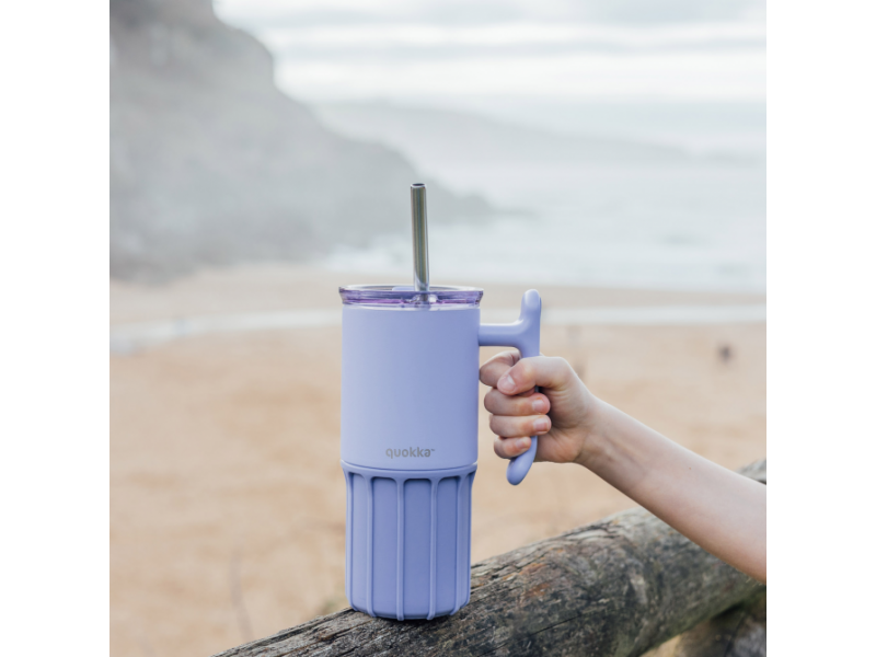 Nerezový termohrnek s brčkem Umi Lavender 720 ml