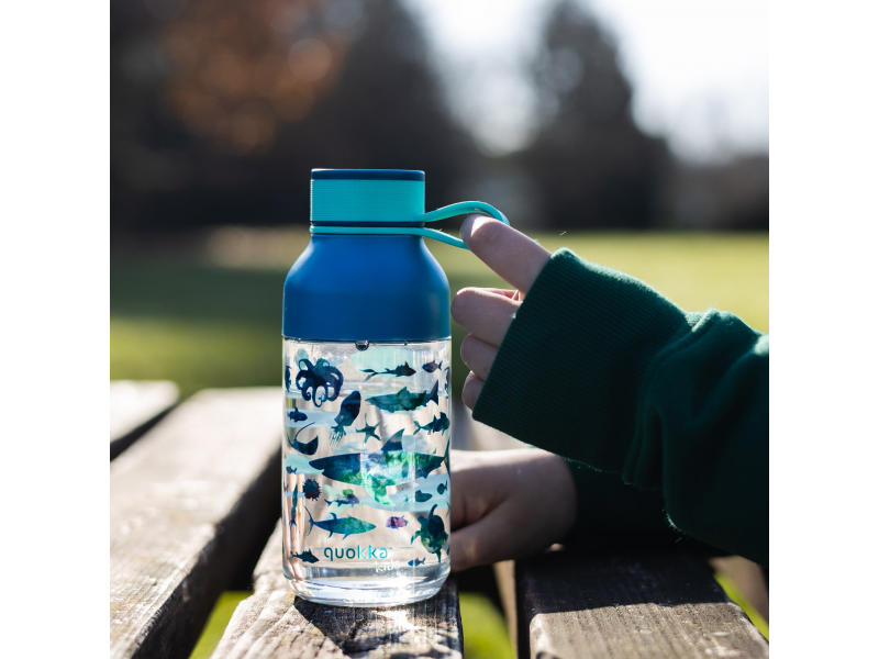 Plastová láhev Ice Kids s poutkem Sea Animals 430 ml