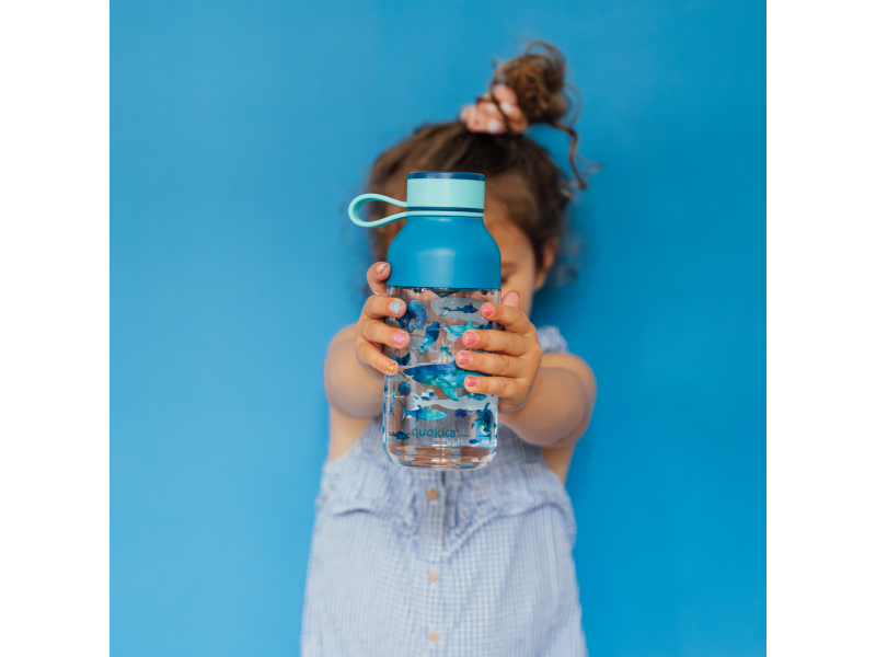 Plastová láhev Ice Kids s poutkem Sea Animals 430 ml