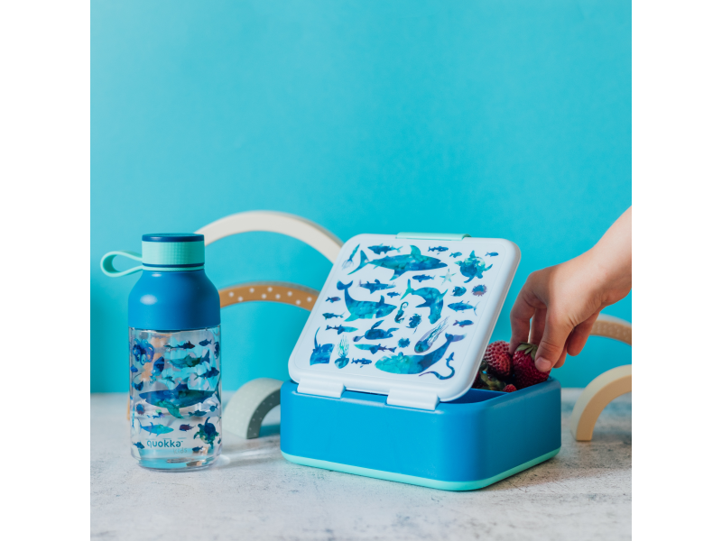 Plastová láhev Ice Kids s poutkem Sea Animals 430 ml