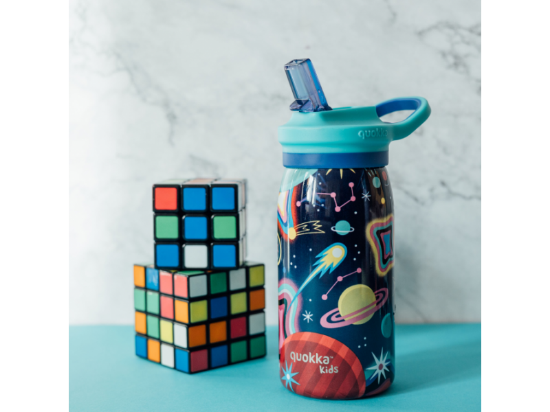 Nerezová termoláhev s pítkem Pop Kids Space 445 ml