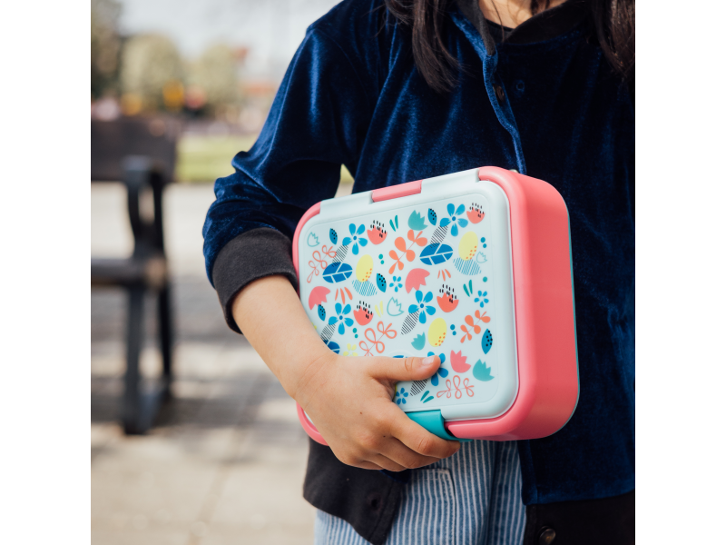 Plastový box na svačinu Twist Kids Flowers