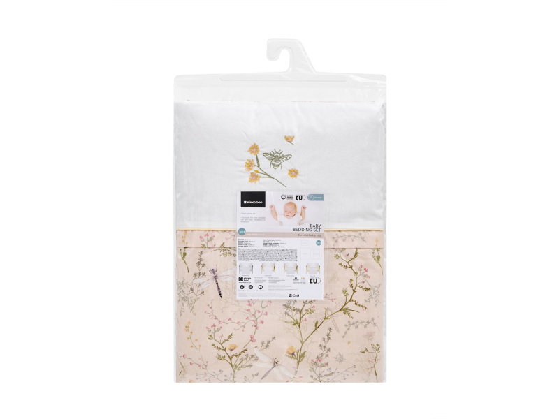 Ložní sada s povlečením 3ks do postýlky 50x85 cm Secret Garden Beige