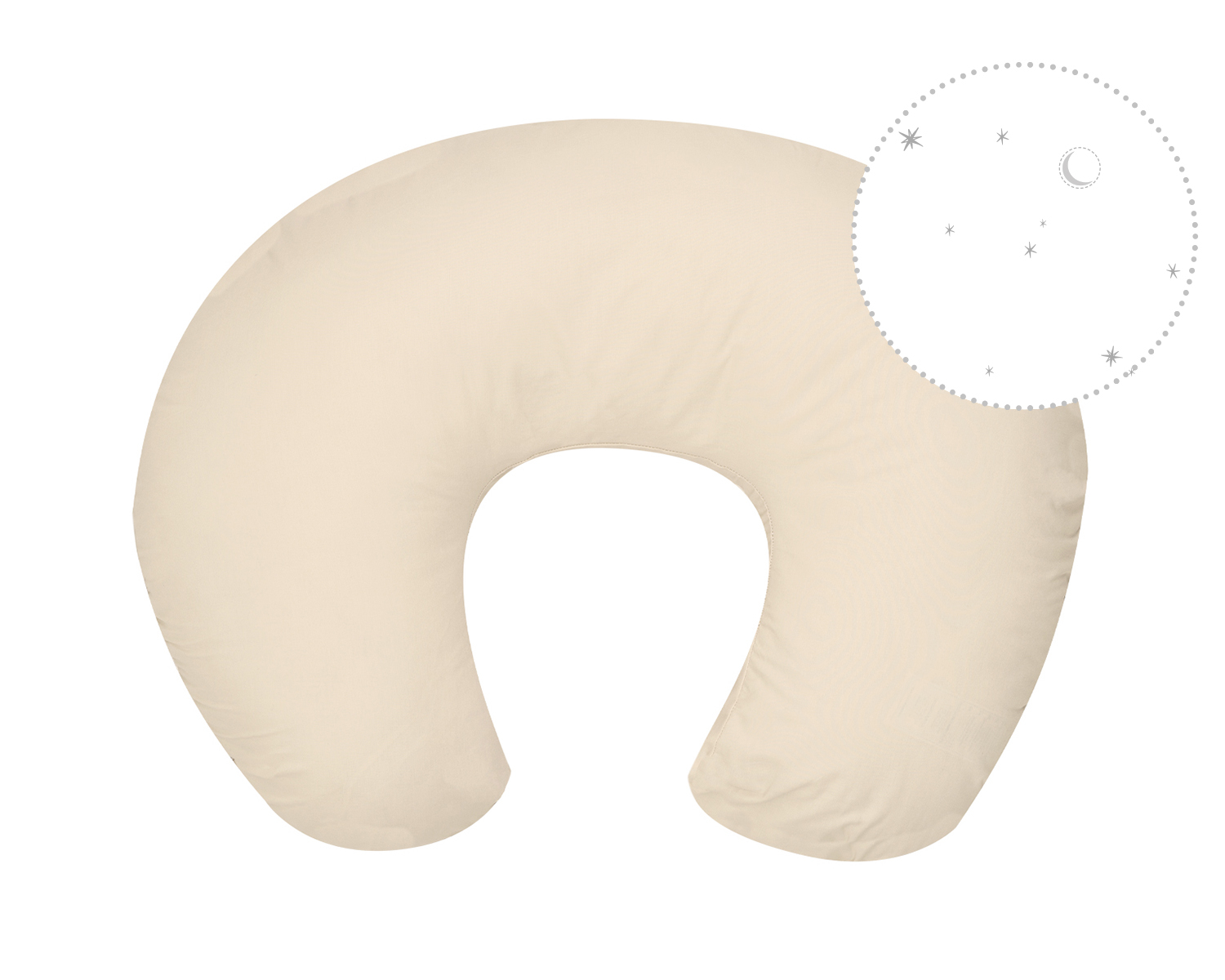 KIKKABOO Kojicí polštář Dream Big Beige