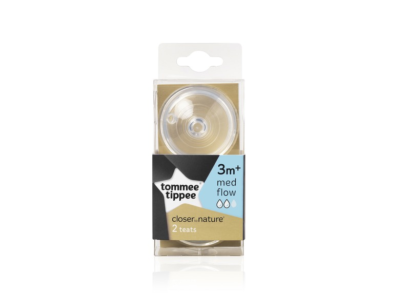 Tommee Tippee Náhradní savička C2N střední průtok 3+ 2ks