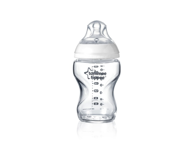 Dojčenská fľaša C2N 250ml sklenená, 0m +