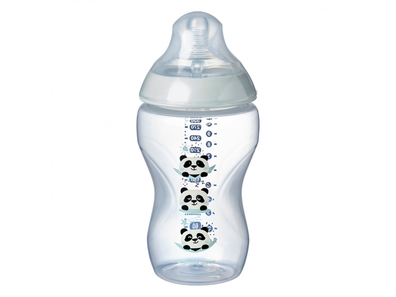 Tommee Tippee Kojenecká láhev C2N růžová 340ml 3m+