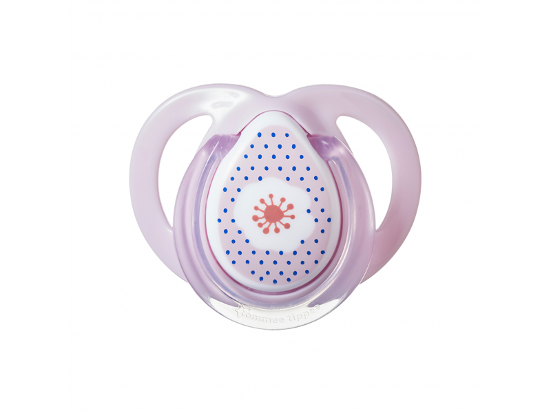 Tommee Tippee Šidítko C2N silikon Moda 0-6m růžové