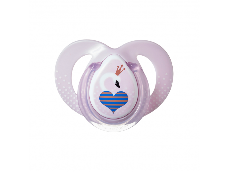 Tommee Tippee Šidítko C2N silikon Moda 6-18m růžové