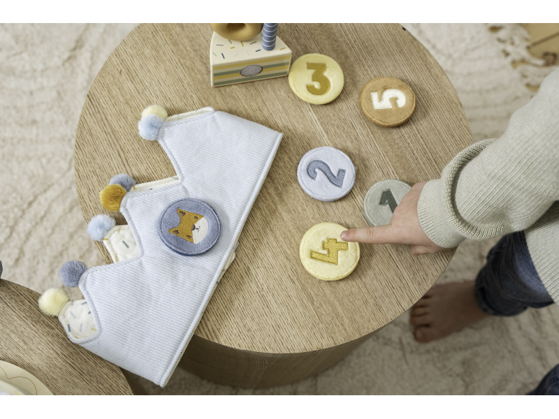 Narozeninová korunka s čísly Blue