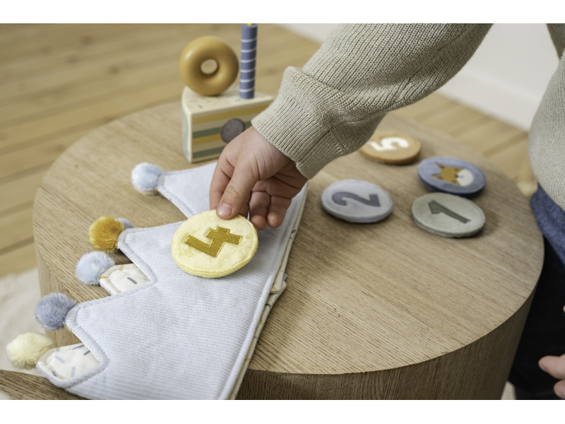 Narozeninová korunka s čísly Blue