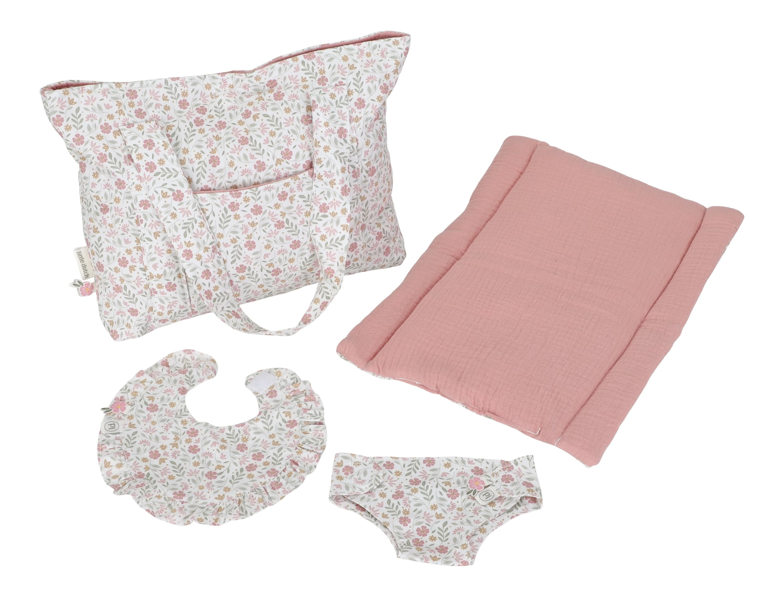 Přebalovací taška pro panenky Soft Flowers