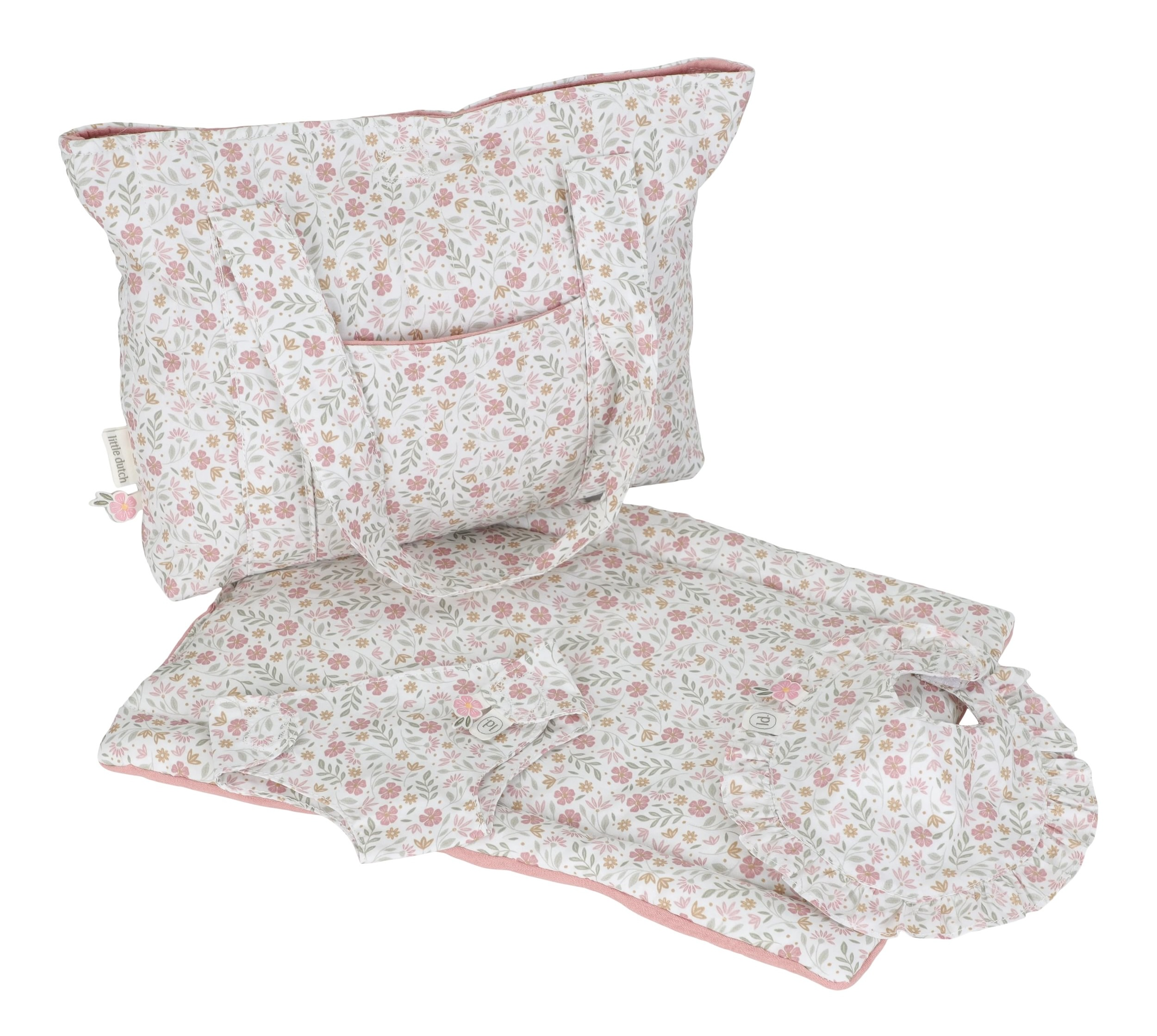 Přebalovací taška pro panenky Soft Flowers