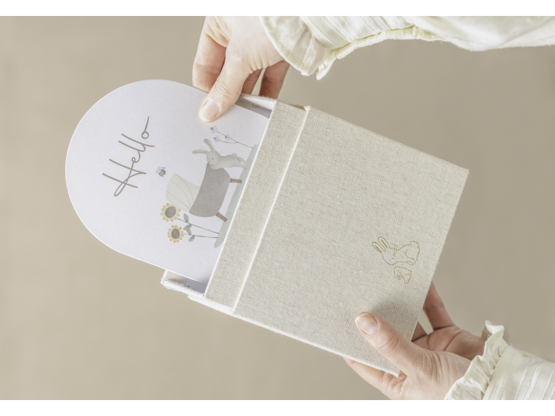 Karty s věkem Baby Bunny